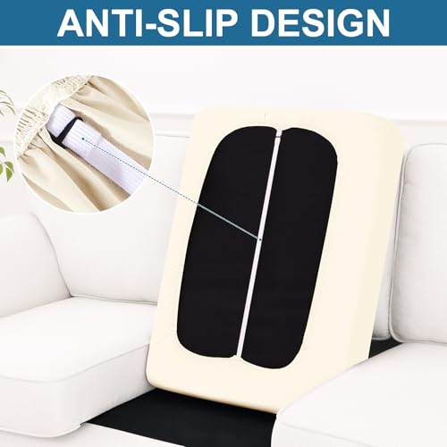 Couch Cushion Covers (Cream / Seat 1 Pack)
