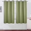 Blackout Curtains 42 x 63 inch (Sage Green / 42"W x 63"L (Pack of 2))