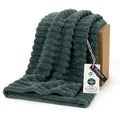 Soft Twin XL Blanket for Bed Dorm Mallard Green 66"x90" (Mallard Green / Twin XL)