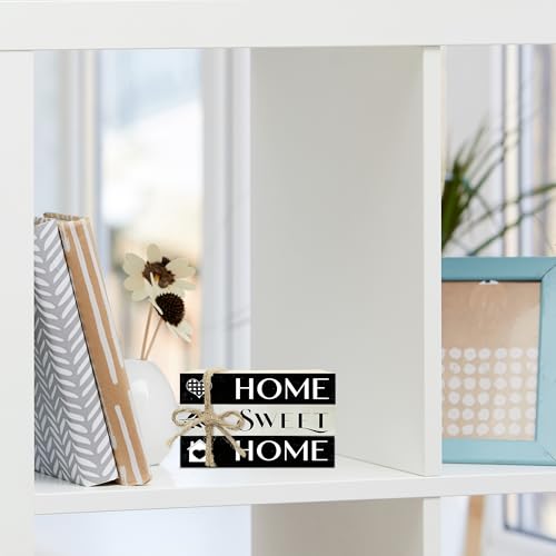 Mini Decorative Books For Home Decor (black Home sweet)