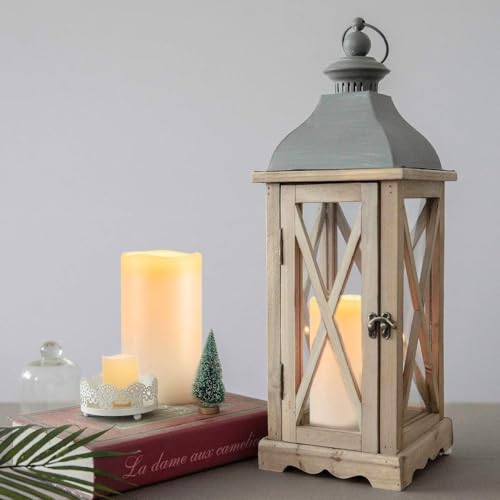 6" x 4" Large Waterproof Outdoor Flameless Candles with Remote Control and Timer (Ivory White / 4"x 6", 4 Pack)