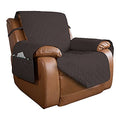 Reversible Recliner Chair Covers Couch Covers for Dogs (Large Recliner / Chocolate/Chocolate)