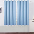 Sky Blue Thermal Blackout Curtains (Sky Blue / 52"W x 63"L (Pack of 2))