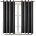 Blackout Curtains (Dark Grey / 52"W x 45"L (Pack of 2))