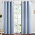 Blackout Curtains for Living Room (Vintage Blue / 42"W x 84"L (Pack of 2))