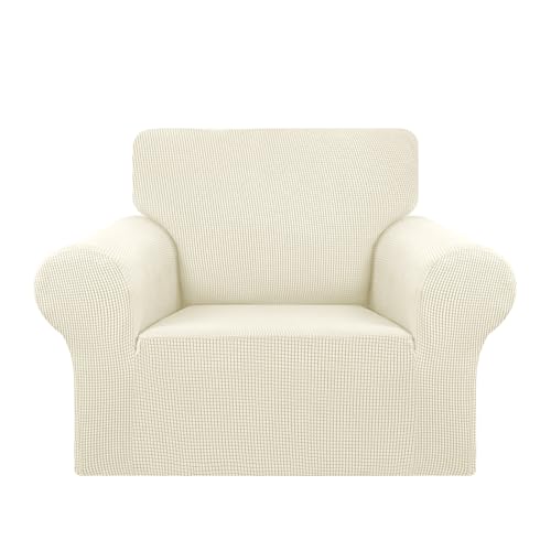 Stretch Chair Sofa Slipcover (Beige / Small)