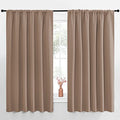 Kids Blackout Curtain Panels (Cappuccino / 70"W x 63"L (Pack of 2))
