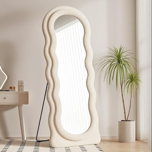 Full Length Mirror (Cream / 63"L x 24"W)