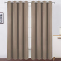 Cappuccino Thermal Blackout Curtains (Cappuccino / 52"W x 108"L (Pack of 2))