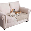 Waterproof Blanket Reversible Dog Bed Cover Pet Blanket for Furniture Bed Couch Sofa (30x53 Inch (Pack of 1) / Beige)