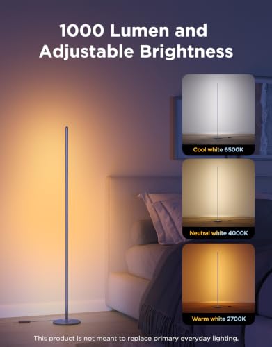 RGBIC Floor Lamp Basic (Blue / 53.7 inches)