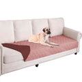 Waterproof Dog Bed Blankets Cover for Bed Couch Sofa Reversible (30x80 Inch (Pack of 1) / Pink+burgundy)