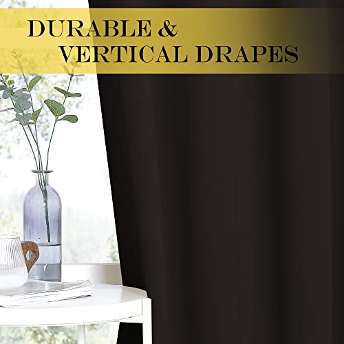 Blackout Curtains & Drapes (Toffee Brown / 80"W x 144"L (Pack of 1))