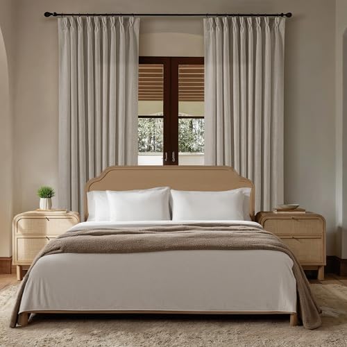 Extra Wide Curtains 84 Inches Long 60 Inch Width Burlywood Birch (Burlywood Birch / 60"W x 84"L (Pack of 1))