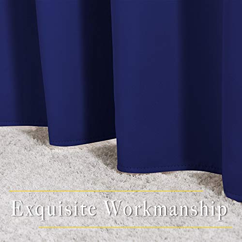 Blackout Living Room Curtains Extra Wide (Navy Blue / 80"W x 84"L (Pack of 2))