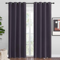 Greyish Purple Blackout Curtains 86 inches Length for Living Room (Greyish Purple / 55"W x 86"L (Pack of 2))