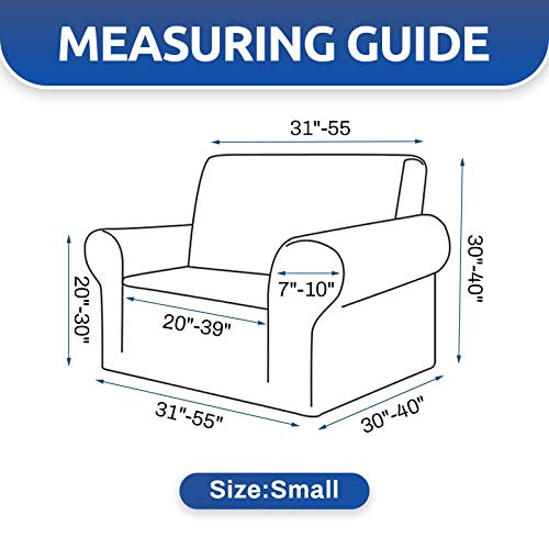 Stretch Chair Sofa Slipcover (Hunter / Small)