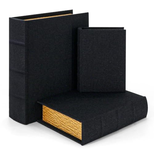Decorative Book Boxes (Black)