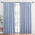 Living Room Curtains (Vintage Blue / 70"W x 84"L (Pack of 2))