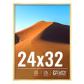 24x32 Picture Frame for Wall Display (Gold / 24x32)