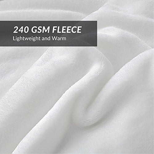 GentleSoft Fleece Blankets King Size White (04 - White / King (108" x 90"))