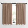 Kitchen Window Blackout Curtains (Cappuccino / 42"W x 54"L (Pack of 2))