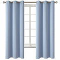 Blackout Curtains for Living Room (Spa Blue / 42"W x 63"L (Pack of 2))