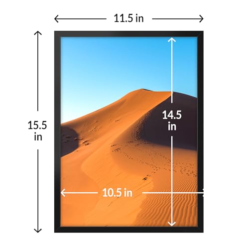 11x15 Picture Frame for Wall Display (Black / 11x15)