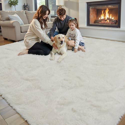 Area Rugs10x14 for Living Room (Cream / 10' x 14' (Rectangular))