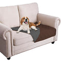Waterproof Dog Bed Cover Pet Blanket for Furniture Bed Couch Sofa Reversible (30x53 Inch (Pack of 1) / Chocolate+darkgrey)