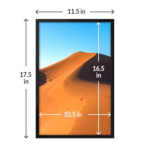 11x17 Picture Frame for Wall Display (Black / 11x17)