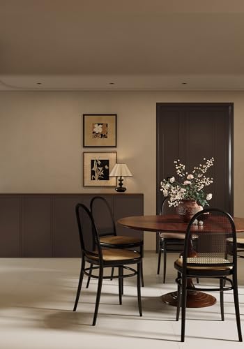 236.2''x17.7''Coffee Brown Peel and Stick Wallpaper Contact Paper Modern Self Adhesive Wall Paper Removable Textured Solid Color Shelf Cabinet Vinyl Roll (Coffee Brown / 236.2" x 17.7")