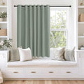 Blackout Curtains 63 inches Long for Living Room Bedroom (Sage Green / 100"W x 63"L (Pack of 1))