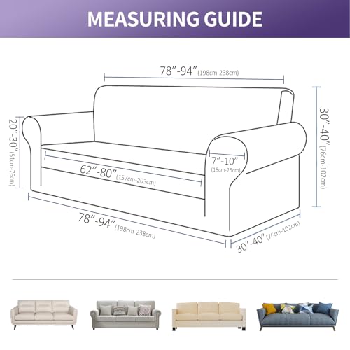 Stretch Couch Cover Slipcovers (Classic Blue / Large（78"-94"）)