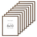 Walnut Wood 8x10 Picture Frames (Set of 09 / Walnut Oak / 8x10 in)