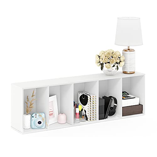 LUDER Book Shelf (White / 5-Tier)