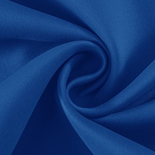 Blackout Curtains 95 Inches Long 1 Panel (Royal Blue / 70"W x 95"L (Pack of 1))