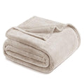 Soft Fleece Blanket King Size for Bed (Camel / King (104" x 90"))