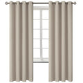 Room Darkening Curtains 72 Inches Long (Camel / 52"W x 72"L (Pack of 2))