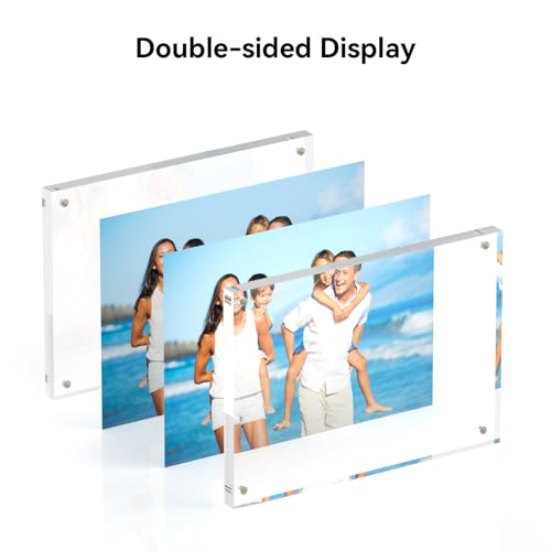 Acrylic Magnetic Photo Frame (4x6"(5 Pack))