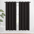 Bedroom Blackout Curtains and Drapes (Toffee Brown / 52"W x 72"L (Pack of 2))