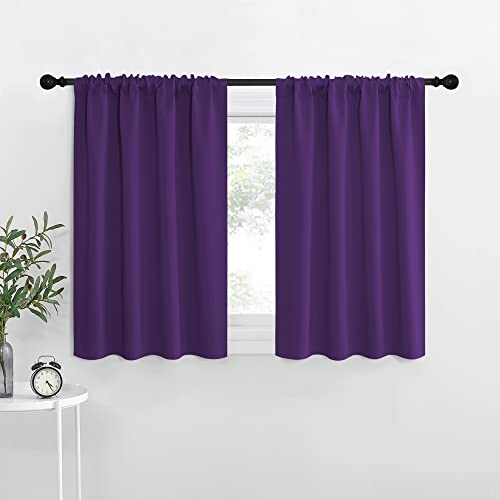 RV Blackout Curtains for Camper Windows (Royal Purple / 42"W x 36"L (Pack of 2))