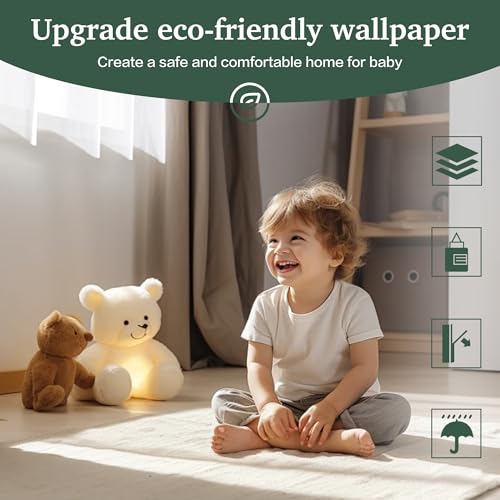 394''x17.7'' Black Peel and Stick Wallpaper Contact Paper Modern Self Adhesive Wall Paper Removable Renter Friendly Textured Solid Color Shelf Cabinet Vinyl Roll (Black / 17.7" x 394")