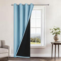 Sky Blue 100% Blackout Curtains 84 Inches Long 52" Wide 1 Panel (52"W x 84"L (Pack of 1) / Sky Blue)