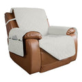 Reversible Recliner Chair Covers Couch Covers for Dogs (Large Recliner / Ivory/Ivory)