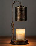 Dimmable Candle Warmer Lamp with Timer (Antique Brushed Copper)