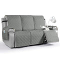 Waterproof Recliner Couch Covers Washable (Grey / 3 Seater)