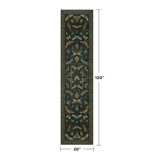 Dark Green 2'6"x10' Long Runner Rugs for Hallway (2'6" x 10' (Runner) / Dark Green)