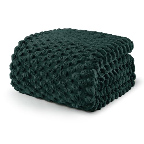 3D Fleece King Size Blanket for Bed (Forest Green / King ( 90x104 IN ))