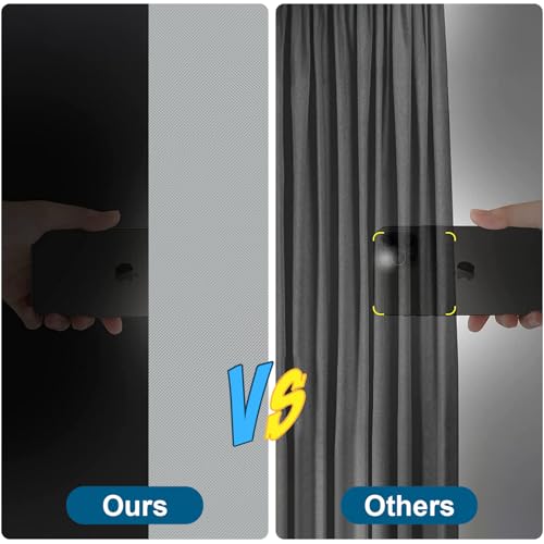 100% Blackout Curtains for Bedroom (Grey / 57"W x 157"L (Pack of 1))